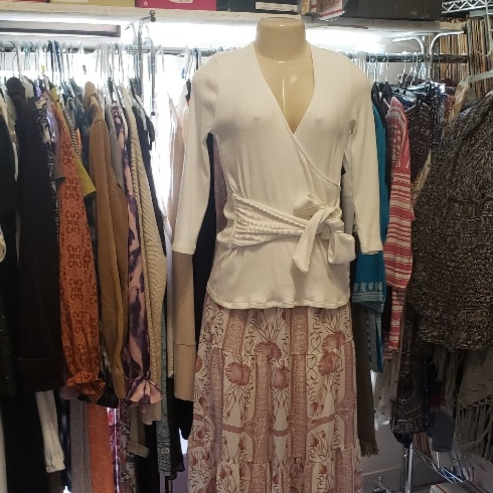 Express Wrap Around Blouse L - image 2